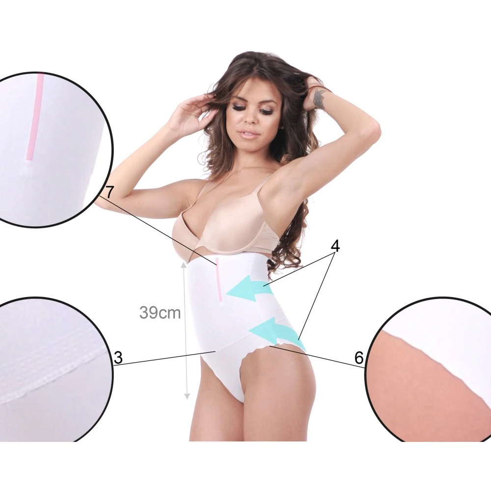 Kõrge taljeosaga salendavad püksikud (art.739) - Image 4